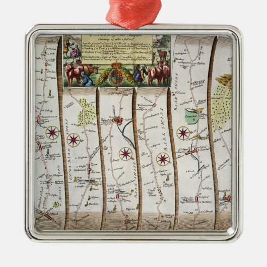 Ornement Métallique Route de Londres à Bristol (Devant)