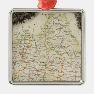 Ornement Métallique Routes, villes, villes