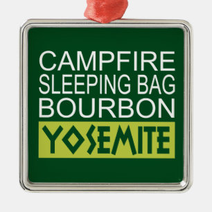 Ornement Métallique Sac couché de feu Bourbon Yosemite