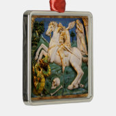 Ornement Métallique Saint George, Dragon et Princesse (Droite)