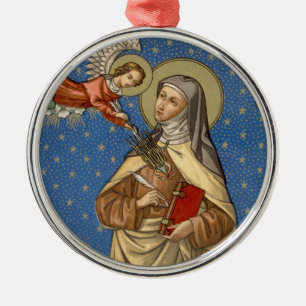 Ornement Métallique Sainte-Thérèse d'Avila (28 août)