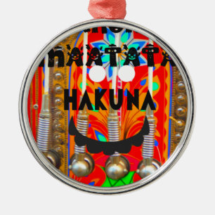 Ornement Métallique Samba couleurs du carnaval Hakuna Matata blings.pn