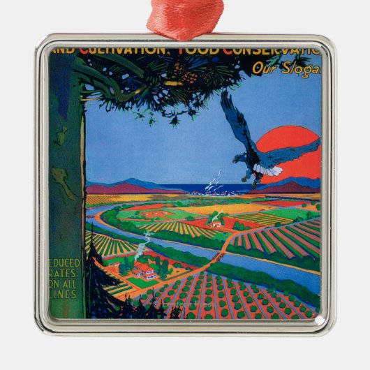 Ornement Métallique San Francisco, exposition de CaliforniaLand (Devant)