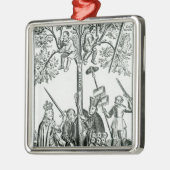 Ornement Métallique Scène 'des oracles du berger (Gauche)