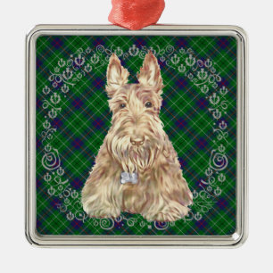 Ornement Métallique Scottie Duncan Tartan