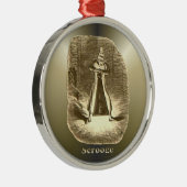 Ornement Métallique Scrooge de Noël - Carol de Noël (Droite)