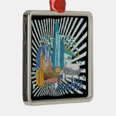 Ornement Métallique Seattle (Droite)