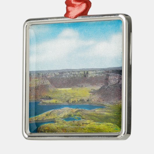 Ornement Métallique Séchez le parc d'état d'automnes, barrage grand de (Gauche)