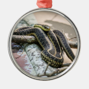 Ornement Métallique Serpent de jarretière