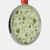 ORNEMENT MÉTALLIQUE SHAMROCK IRLANDAIS SYMBOLE ORNAMENT DE NOËL (Droite)