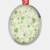 ORNEMENT MÉTALLIQUE SHAMROCK IRLANDAIS SYMBOLE ORNAMENT DE NOËL (Gauche)