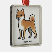 Ornement Métallique shiba inu (Droite)