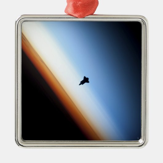 Ornement Métallique Silhouette de la navette spatiale Endeavor (Devant)