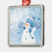 Ornement Métallique Snowman (Gauche)