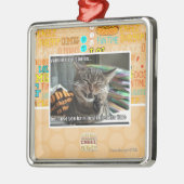 Ornement Métallique sourires de chat de vampire (Gauche)