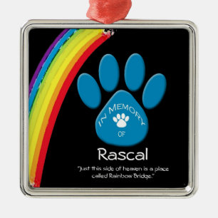 Ornement Métallique Souvenir personnalisé Ornam d'animal familier de