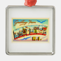 Souvenir Vintage voyage du R.I. de Rhode Ouest