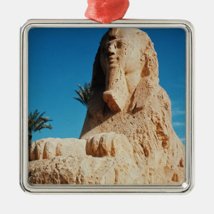 Ornement Métallique Sphinx d'albâtre, nouveau royaume