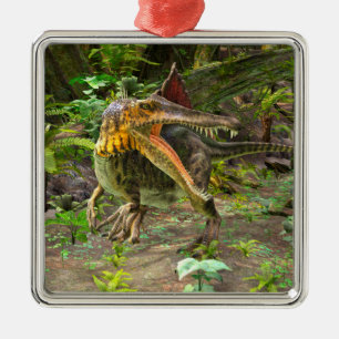 Ornement Métallique Spinosaure dinosaure