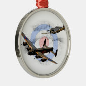 Ornement Métallique Spitfire et Lancaster (Droite)