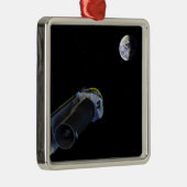 Ornement Métallique Spitzer pointe son antenne à gain élevé (Droite)