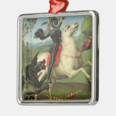 Ornement Métallique St George luttant avec le dragon (Gauche)