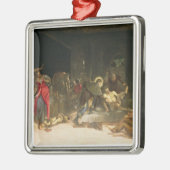 Ornement Métallique St Roch traitant la peste (Gauche)