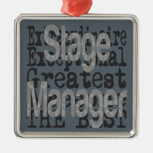 Ornement Métallique Stage Manager Extraordinaire