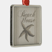 Ornement Métallique Starfish Beach House Plage Côté Côte (Droite)