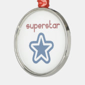 ORNEMENT MÉTALLIQUE SUPERSTAR (Gauche)