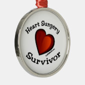 Ornement Métallique Survivant de chirurgie cardiaque (Droite)