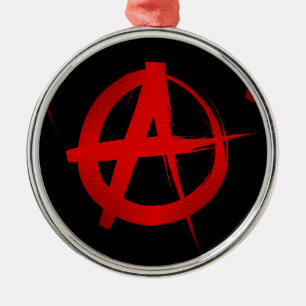 Ornement Métallique Symbole d'anarchie