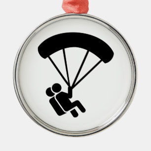 Ornement Métallique Tandem de parachutisme