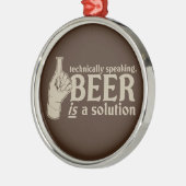 Ornement Métallique techniquement parlant, la bière est une solution (Gauche)