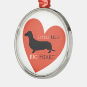 Ornement Métallique Teckel (Gauche)