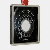 Ornement Métallique Téléphone Rotary (Droite)