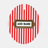 Ornement Métallique Tennis De Table (Verso)