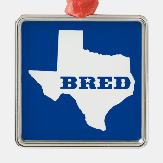 Ornement Métallique Texas Bred (Devant)