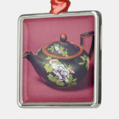 Ornement Métallique Théière noire de basalte (Gauche)