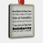 Ornement Métallique Thèmes de justice sociale (Droite)