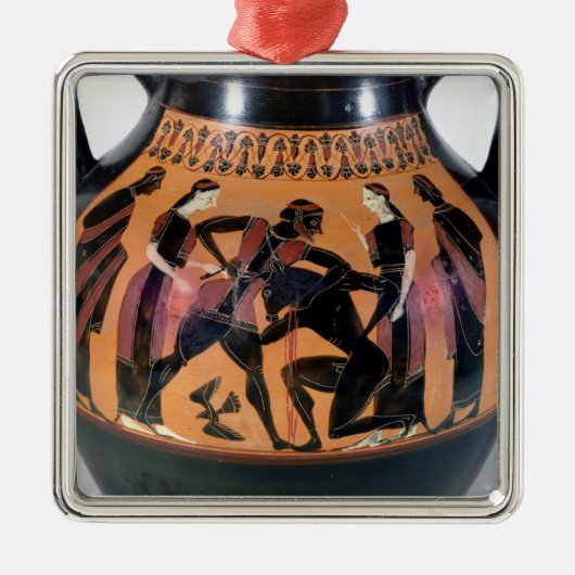 Ornement Métallique Theseus combattant le Minotaur (Devant)