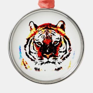 Ornement Métallique Tigre sauvage