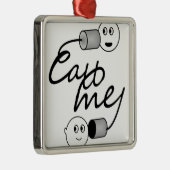 Ornement Métallique Tin Can Phone Call Me (Droite)