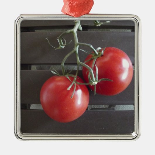 Ornement Métallique Tomates (Devant)