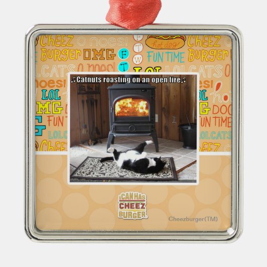 Ornement Métallique Torréfaction de Catnuts (Devant)