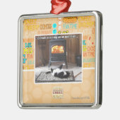 Ornement Métallique Torréfaction de Catnuts (Gauche)