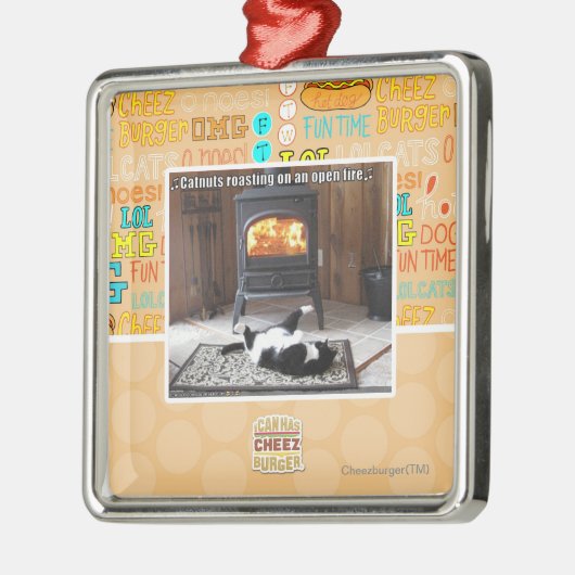 Ornement Métallique Torréfaction de Catnuts (Gauche)