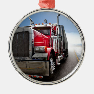 Ornement Métallique Tous les Trucker américains