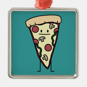 Ornement Métallique Tranche de pizza