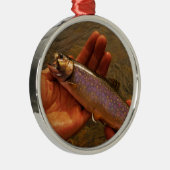 Ornement Métallique Trout à Hands (Droite)